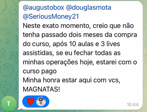 Feedback de aluno 11